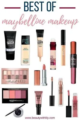 Maybelline Newyork Foundation Concealer Powder Brow Mascara Eyeliner U Pick New • $5.88