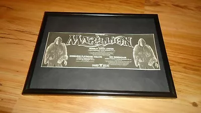 MARILLION 1987 Tour-framed Original Advert • £13.99