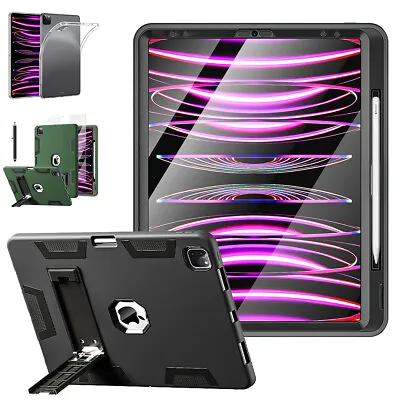 For IPad Pro 6th/5th/4th/3rd Gen 12.9 Case Shockproof Heavy Duty Kickstand Cover • $13.99