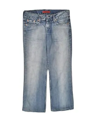 LEVI'S Womens Eve Square Cut Straight Jeans W29 L26 Blue Cotton AK04 • £20.52