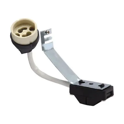 Kanlux Ceramic Socket Heat Resistant GU10 Lamp Holder With Connecting Bracket  • £4.85