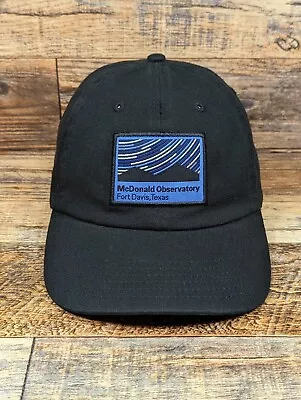 McDonald Observatory Fort Davis Texas Adjustable Black Hat Cap • $12.79