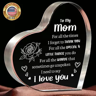 Gifts For Mom Mom Birthday Gifts Mothers Day Gifts - Acrylic Keepsake 3.9X3.9 I • $18.74