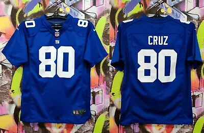 New York Giants Victor Cruz #80 NFL Football Jersey Shirt Top Nike Youth Size L • $24.99