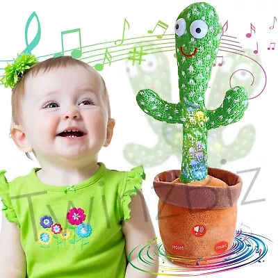 Dancing Cactus Toy- Dance Play Music Mimic Entertains Babies Kids Teens Adults • $16