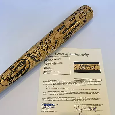 Mark Mcgwire 1998 St. Louis Cardinals Signed Louisville Slugger Baseball Bat JSA • $1299