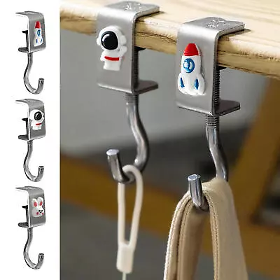 Desk Hook Headphone Hanger Adjustable Rotatable Removable Table Edge Hooks • $8.71
