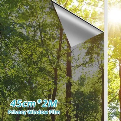 £0.99 • Buy One Way Mirror Window Film Reflective Home Privacy Solar Tint Foil Glass Sticker
