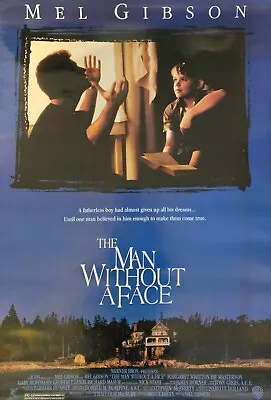 MOVIE POSTER ~ The Man Without A Face 1993 27x40  Mel Gibson Nick Stahl Fay Mast • $19.88