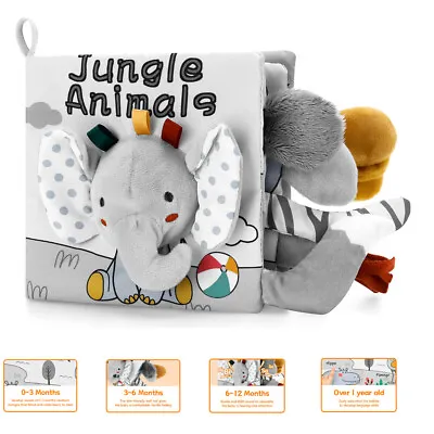 Soft Baby Cloth Books For 0-12 Months Early Educational Newborn Development Toys • £9.99