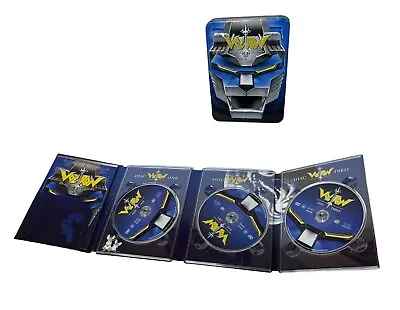 Voltron Defender Of The Universe Collection One: Blue Lion Tin Case 3-Disc DVD  • $15.74