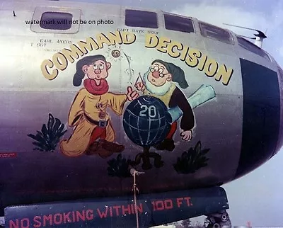 Boeing B-29 Bomber Command Decision Nose Art 8 X 10  World War II WW2 Photo 189 • $7.43