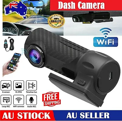 Wireless HD 1080P WiFi Car Camera DVR 170° Dash Cam  Night Vision Video Recorder • $59.99