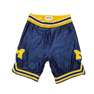 Vintage Auth 90's Michigan Wolverines Frucht Issued Basketball Shorts Size XL 34 • $70