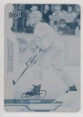 2018-19 Upper Deck Compendium Printing Plate Cyan 1/1 Mike Green #571 2js • $29.29