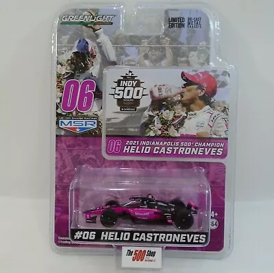 2021 Indy 500 Champion Helio Castroneves #06 AutoNation Sirius XM 1:64 DieCast • $29.99