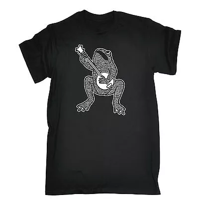 FROG BANJO T-SHIRT Toad String Instrument Music Funny Birthday Gift 123t Present • $22.32