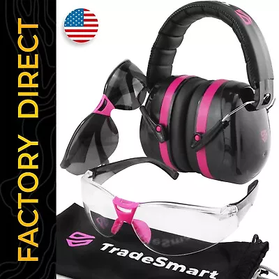 TradeSmart Shooting Ear And Eye Protection With Glasses For Gun Range • $29.94