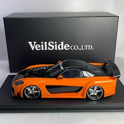 1/18 Peako Mazda Veilside RX7 Frotune 7 Fast And Furious Orange  / Black • $449.99