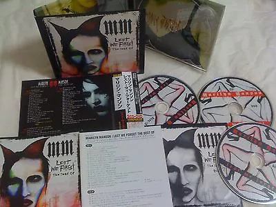 MARILYN MANSON / Lest We Forget /JAPAN LTD 2CD&DVD OBI Digipack • $35.99