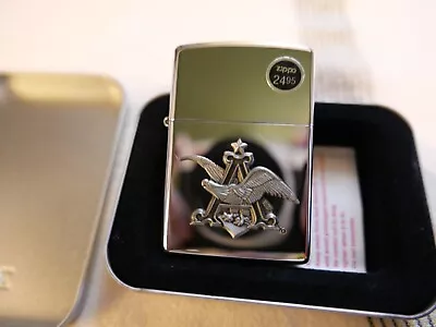 $127 • Buy Zippo Budweiser Anheuser Busch Eagle Lighter 1998