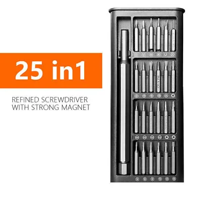 25 In 1 Precision Screwdriver Set Computer Phone Watch Repair Tool Kit Micro • £9.40