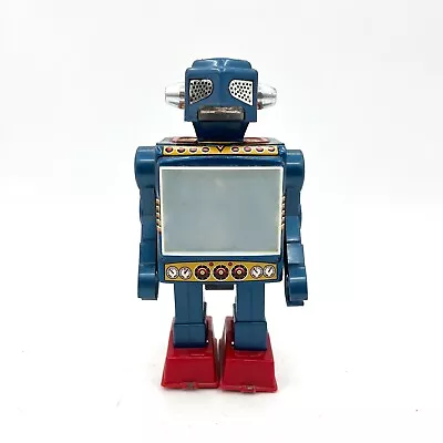 Horikawa Japan Blue Tin Video Robot 1960's • $299.98