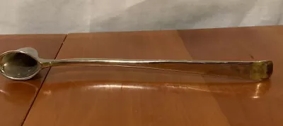 £9.59 • Buy VINTAGE SILVER  PLATED CANDLE SNUFFER 10” LONG Non Legible Brand Shown In Pic