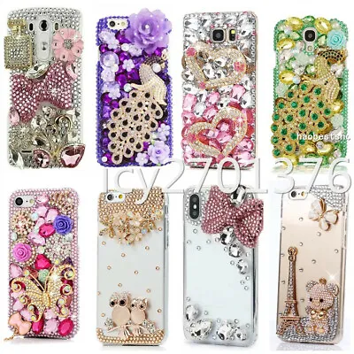 £11.98 • Buy Bling Case Luxury Glitter Stones TPU Back Phone Cover For IPhone Samsung LG Sony