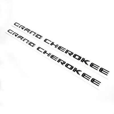 2pack OEM Grand Cherokee Altitude Emblems Badge High Quality Black • $39.46