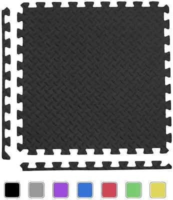 60x 60CM LARGE INTERLOCKING FOAM MATS TILES GYM SWIMMING POOL FLOOR MAT 12mm  • £45.89