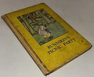 Vintage Ladybird Book - Bunnikin's Picnic Party - Series 401 - 2'6 Cover Price • £3.99