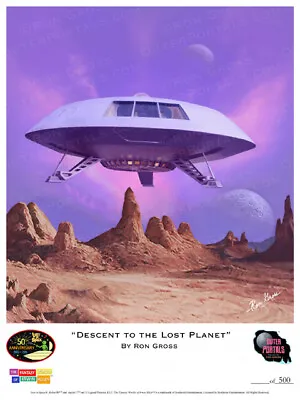 Lost In Space - Jupiter 2 Box Art Print Decent To The Lost Planet Ron Gross #14 • $19.95