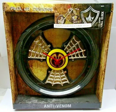 Paul Jr Designs As Seen On Tv 12  Anti-venom Motorcycle Rim Wall Clock New • $9.95