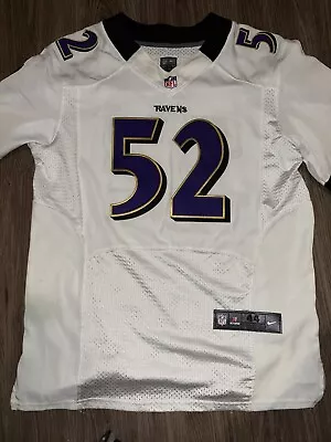 Ray Lewis Baltimore Ravens Nike Jersey #52 NFL Size 44 Large  Mens On Field NIKE • $29.95