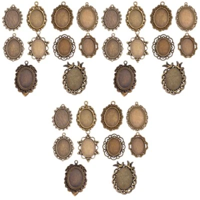 £14.62 • Buy 60 Pcs  Pendant Jewelry Making Pendant Tray Bezel Pendant Trays
