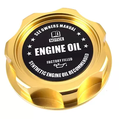 New Gold Engine Oil Filler Cap For Nissan Infiniti Nismo GTR 350z 370z 240SX • $53.81