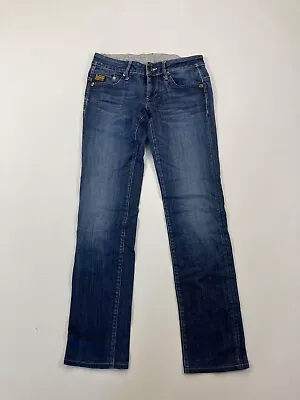 G-STAR MIDGE STRAIGHT Jeans - W28 L34 - Blue - Great Condition - Women’s • £24.99