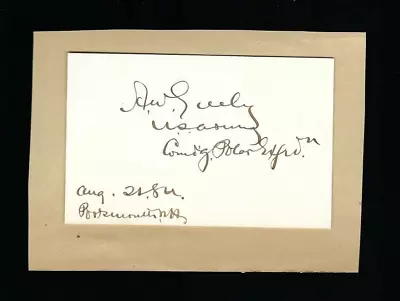Adolphus Greely Signed Card Medal Of Honor Explorer US Army • $49.95