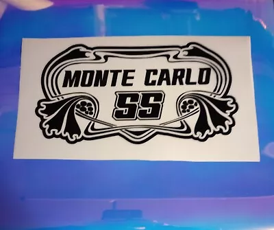 Monte Carlo SS Chev Classic Car Decals Window Stickers 80's Gbody • $14