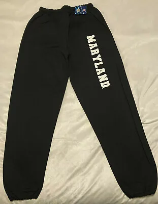 NEW!  University Of Maryland Black Sweatpants • $15.96