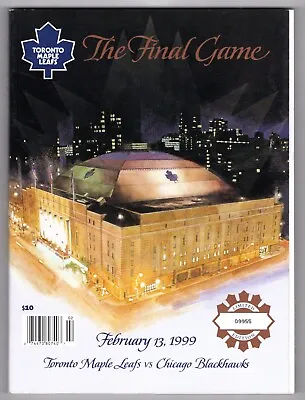 Maple Leaf Gardens Final Game Program Signed Leafs Mike Palmateer Ian Turnbull • $499.99
