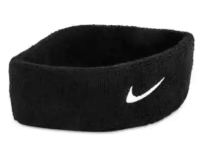 Nike Swoosh Headband - Black/White - OSFA • $22.95