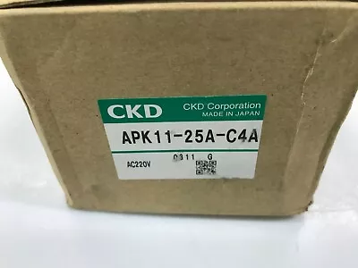 CKD   APK11-25A-C4A  Steam Solenoid Valve  2-Way NC 1  220V AC • $250