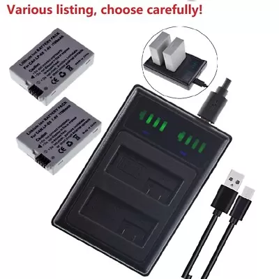 LP-E8 Battery Or USB Charger For Canon EOS Rebel T3i T4i T5i 550D 600D 700D DSLR • £10.79