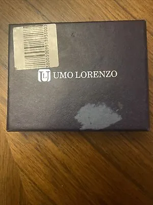 Umo Lorenzo Men’s Genuine Leather Bi-Fold Wallet Snake Print Design • $10