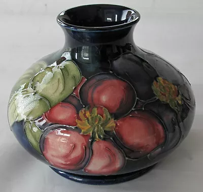 Moorcroft Anemone Vase Superb Hand Painted Squat Body 1950's • $294