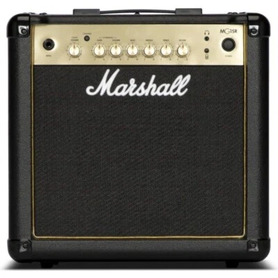 £50 • Buy Marshall MG15-GR Guitar Amp - Gold Series Amplifier With Reverb