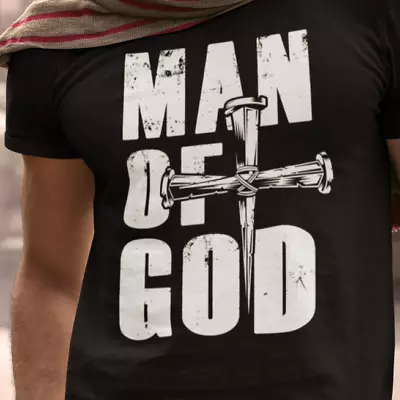 MAN OF GOD - Christian Tee Religion God Tee Shirt Any Color Any Size • $16.12