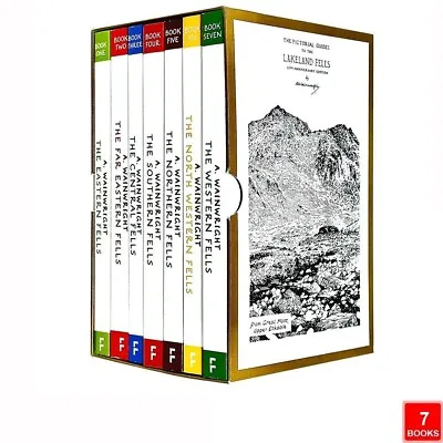 Pictorial Guides To The Lakeland Fells Series Books 1-7 Collection Set By Ullswa • £27.10